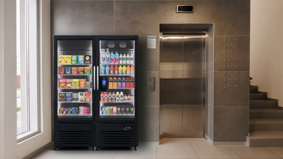 Vending Machines vs. Food & Beverage Amenity Mini Markets | APT Amenity Management
